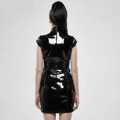 Punk Rave Mini Dress - Matrix Geisha -The Rock Shop - shop punk rave mini dress matrix geisha4