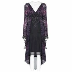 Punk Rave Mini Dress - Opium Violet 9 Punk Rave Mini Dress - Opium Violet -The Rock Shop - shop punk rave mini dress opium violet4