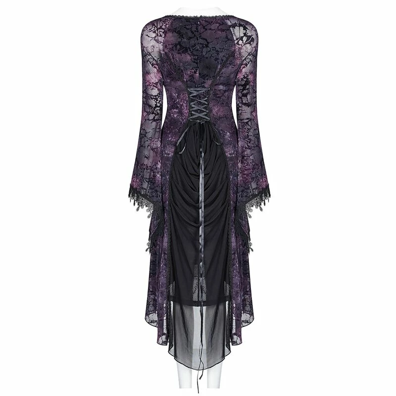Punk Rave Mini Dress - Opium Violet 6 Punk Rave Mini Dress - Opium Violet - Image 6