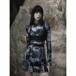 Punk Rave Mini Dress - Sinstress Matte 10 Punk Rave Mini Dress - Sinstress Matte -The Rock Shop - shop punk rave mini dress sinstress matte 15