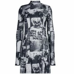 Punk Rave Mini Dress - Sinstress Matte 11 Punk Rave Mini Dress - Sinstress Matte -The Rock Shop - shop punk rave mini dress sinstress matte 16