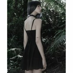Punk Rave Mini Dress - Summer Night -The Rock Shop - shop punk rave mini dress summer night4