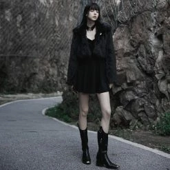 Punk Rave Mini Dress - Summer Night -The Rock Shop - shop punk rave mini dress summer night5