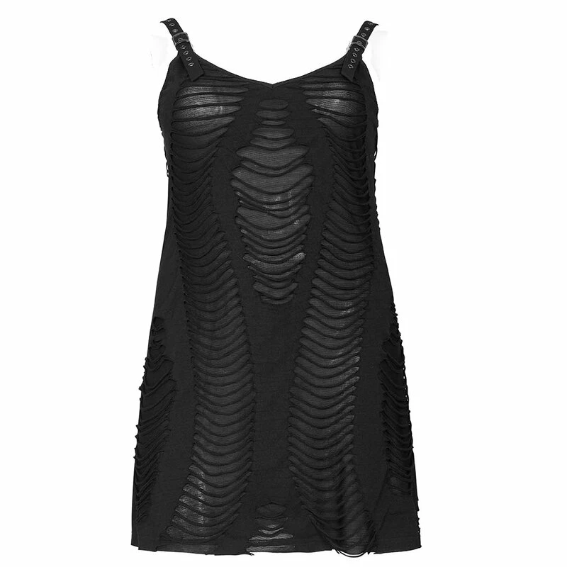 Punk Rave Plus Size Mini Dress - Hacked Up 4 Punk Rave Plus Size Mini Dress - Hacked Up - Image 4
