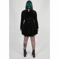 Punk Rave Plus Size Skater Dress - Charlotte -The Rock Shop - shop punk rave plus size skater dress charlotte4
