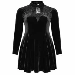 Punk Rave Plus Size Skater Dress - Charlotte -The Rock Shop - shop punk rave plus size skater dress charlotte5