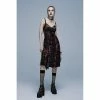 Punk Rave Strappy Dress - Velvet Imprints
