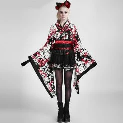 Pyon Pyon 4-Piece Kimono Dress - Sakura