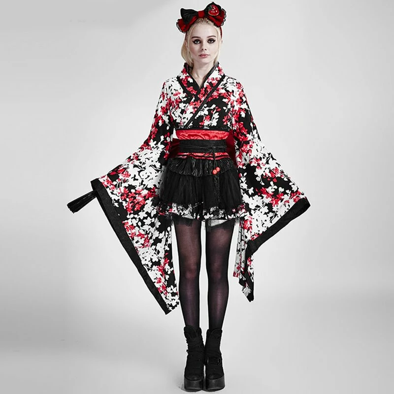 Pyon Pyon 4-Piece Kimono Dress - Sakura 1 Pyon Pyon 4-Piece Kimono Dress - Sakura