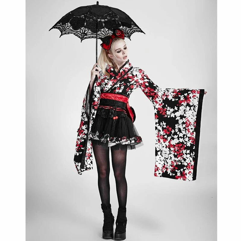 Pyon Pyon 4-Piece Kimono Dress - Sakura 2 Pyon Pyon 4-Piece Kimono Dress - Sakura - Image 2