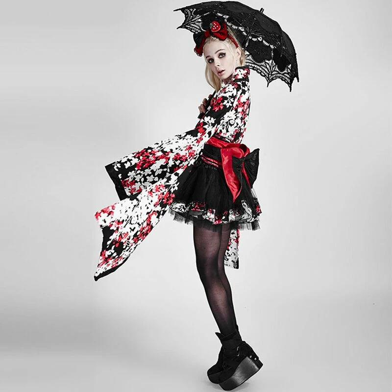 Pyon Pyon 4-Piece Kimono Dress - Sakura 4 Pyon Pyon 4-Piece Kimono Dress - Sakura - Image 4