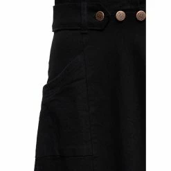 Queen Kerosin Denim Swing Dress - Western Black 10 Queen Kerosin Denim Swing Dress - Western Black -The Rock Shop - shop queen kerosin denim swing dress western black5