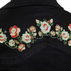 Queen Kerosin Denim Swing Dress - Western Black 11 Queen Kerosin Denim Swing Dress - Western Black -The Rock Shop - shop queen kerosin denim swing dress western black6