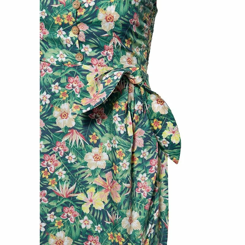 Queen Kerosin Neckholder Dress - Tropical 4 Queen Kerosin Neckholder Dress - Tropical - Image 4