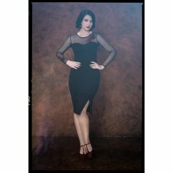 Queen Kerosin Pencil Dress - Roses