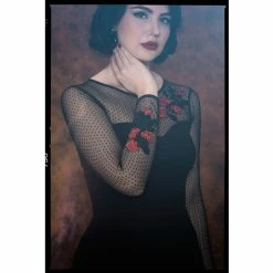 Queen Kerosin Pencil Dress - Roses 8 Queen Kerosin Pencil Dress - Roses -The Rock Shop - shop queen kerosin pencil dress roses3