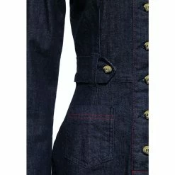 Queen Kerosin Pencil Dress - Western Roses 9 Queen Kerosin Pencil Dress - Western Roses -The Rock Shop - shop queen kerosin pencil dress western roses4