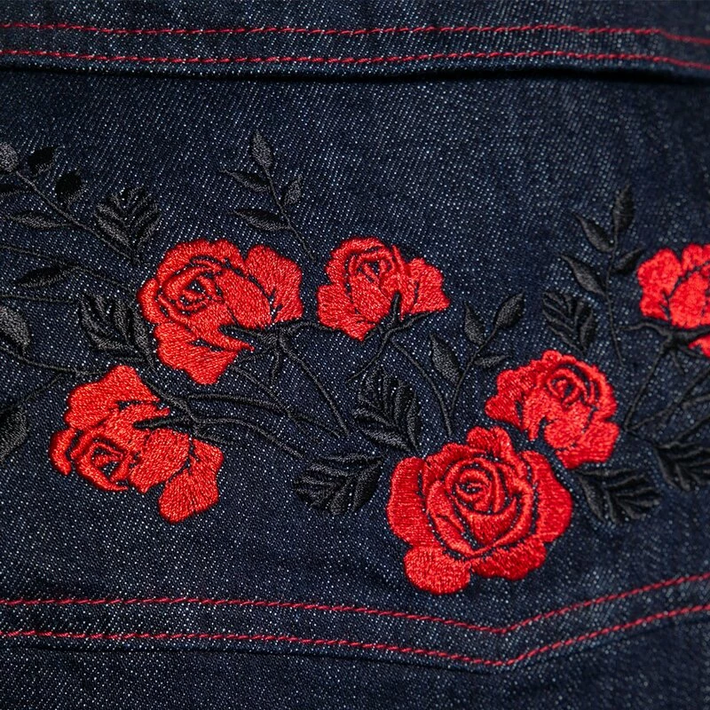 Queen Kerosin Pencil Dress - Western Roses 5 Queen Kerosin Pencil Dress - Western Roses - Image 5