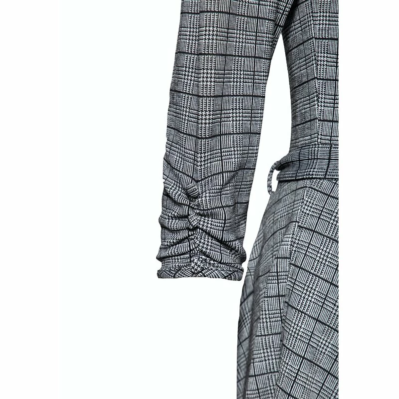 Queen Kerosin Swing Dress - Check 4 Queen Kerosin Swing Dress - Check - Image 4