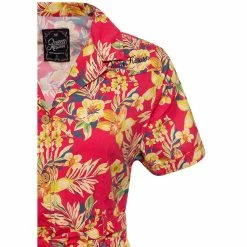 Queen Kerosin Swing Dress - Hawaii Red -The Rock Shop - shop queen kerosin swing dress hawaii red3