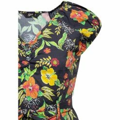 Queen Kerosin Swing Dress - Hibiscus -The Rock Shop - shop queen kerosin swing dress hibiscus3