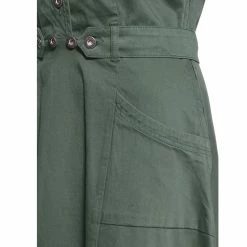 Queen Kerosin Swing Dress - Workwear Olive 9 Queen Kerosin Swing Dress - Workwear Olive -The Rock Shop - shop queen kerosin swing dress workwear olive5