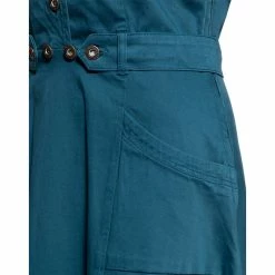 Queen Kerosin Swing Dress - Workwear Petrol 9 Queen Kerosin Swing Dress - Workwear Petrol -The Rock Shop - shop queen kerosin swing dress workwear petrol5
