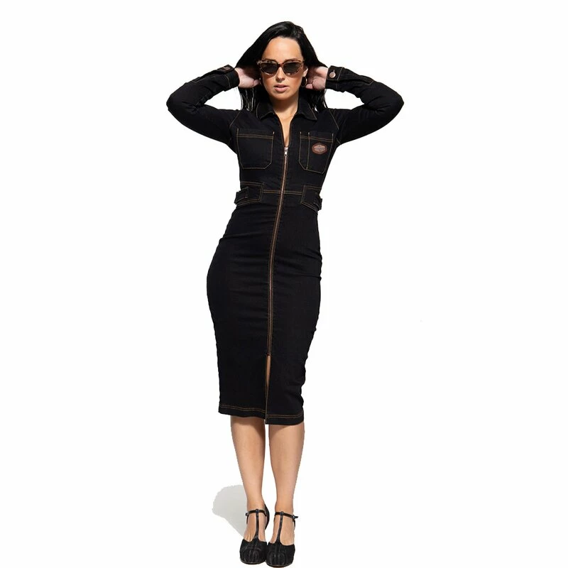 Queen Kerosin Workwear Dress - Motor Queen 1 Queen Kerosin Workwear Dress - Motor Queen