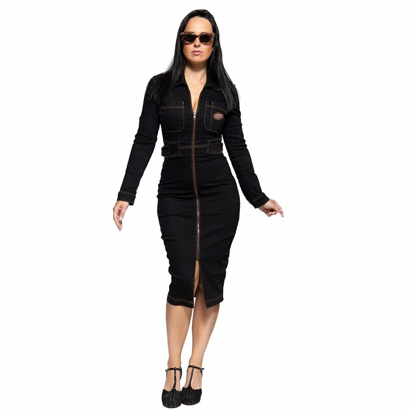 Queen Kerosin Workwear Dress - Motor Queen 2 Queen Kerosin Workwear Dress - Motor Queen - Image 2