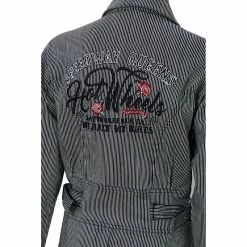 Queen Kerosin Workwear Dress - Speedway Queens Striped 9 Queen Kerosin Workwear Dress - Speedway Queens Striped -The Rock Shop - shop queen kerosin workwear dress speedway queens striped5