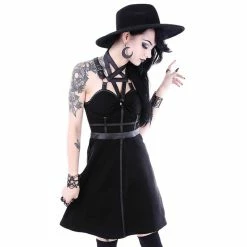 Restyle Mini Dress - Pentagram Party -The Rock Shop - shop restyle mini dress pentagram party3