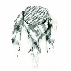 Rock Daddy PLO Scarf - White Black