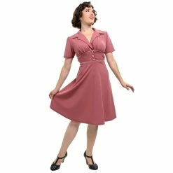 Steady Clothing Halter Dress - 40's Katherine Mulberry -The Rock Shop - shop steady clothing halter dress 40s katherine mulberry4