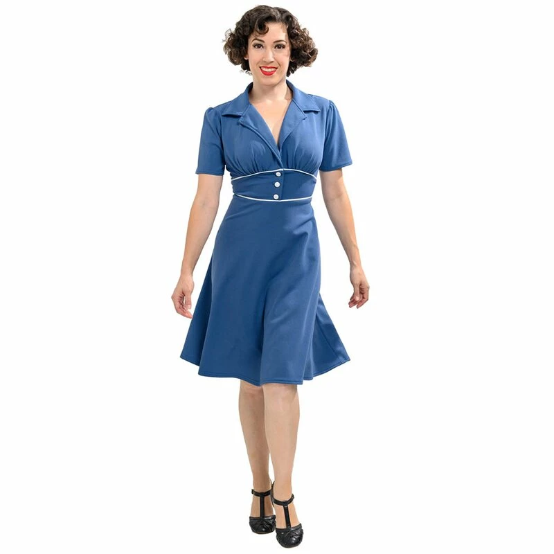 Steady Clothing Halter Dress - 40's Katherine Shadow 1 Steady Clothing Halter Dress - 40's Katherine Shadow