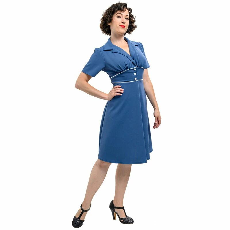 Steady Clothing Halter Dress - 40's Katherine Shadow 2 Steady Clothing Halter Dress - 40's Katherine Shadow - Image 2