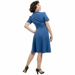 Steady Clothing Halter Dress - 40's Katherine Shadow 10 Steady Clothing Halter Dress - 40's Katherine Shadow -The Rock Shop - shop steady clothing halter dress 40s katherine shadow5