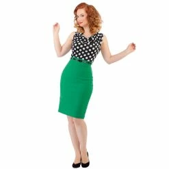 Steady Clothing Pencil Dress - Ramona Wiggle Dress Green -The Rock Shop - shop steady clothing pencil dress ramona wiggle dress green 33