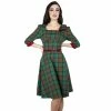 Voodoo Vixen Tartan Dress - Lisle