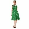 Voodoo Vixen Vintage Dress - Pinny Pine
